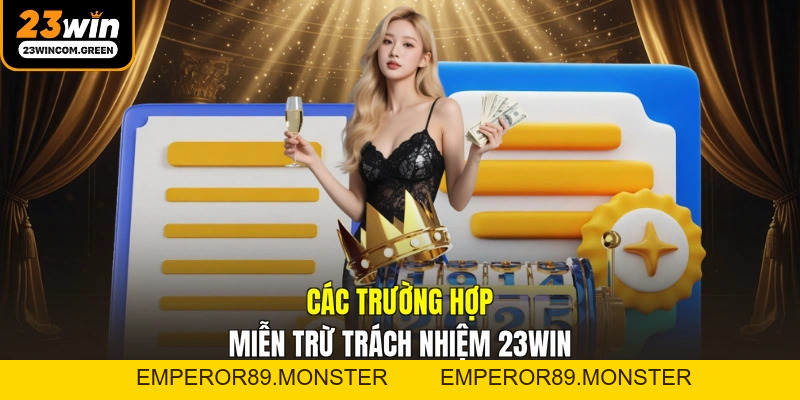 Miễn Trừ Trách Nhiệm 23WIN - Cập Nhật Quy Định Mới Nhất