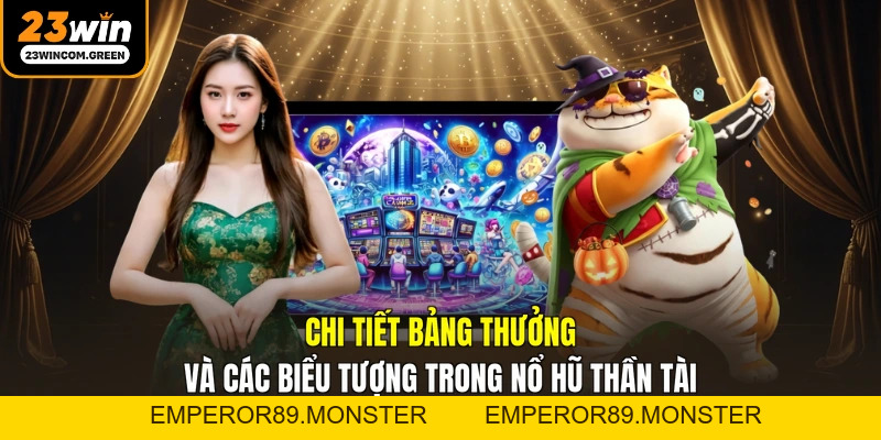 Nổ Hũ Thần Tài 23WIN – Hành Trình Săn Jackpot Hoàng Kim